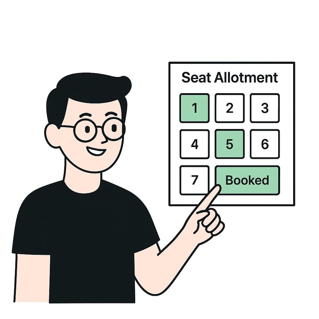 Seat allotment